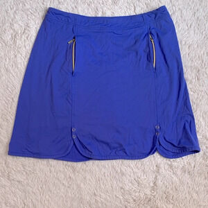 Clover by Bobby jones purple skort shorts under golf skirt performance